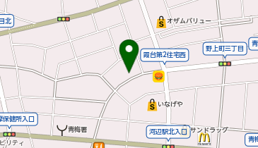 濱松皮膚科の地図画像