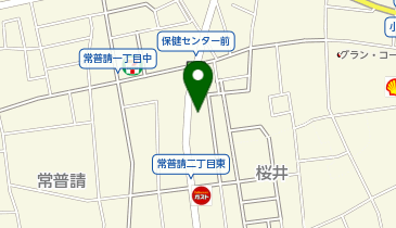 糖尿病・甲状腺 上西内科の地図画像