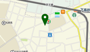 下高井戸整形外科の地図画像