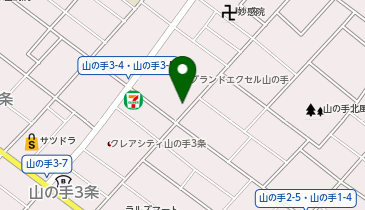 アオ内科糖尿病内科の地図画像