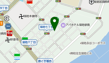 のぞみクリニック築地の地図画像