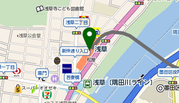 Bene浅草健診クリニックの地図画像