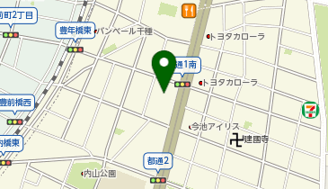 糖尿病・甲状腺とみなが内科の地図画像