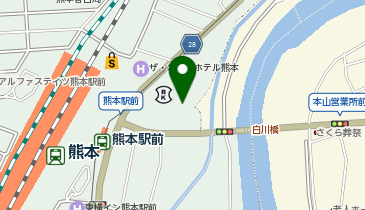 くまもと森都心クリニックの地図画像