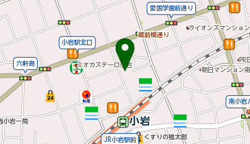 篠崎医院の地図画像