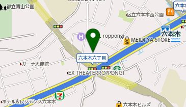 六本木レディースクリニックの地図画像