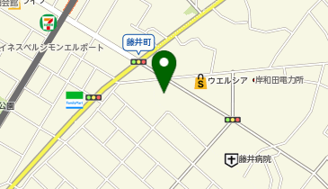 いそかわこころのクリニックの地図画像