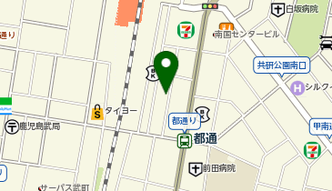 鹿児島中央整形外科スポーツクリニックの地図画像