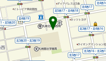 北5条通り内科・循環器クリニックの地図画像