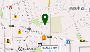 竹の塚ファミリークリニックの地図画像