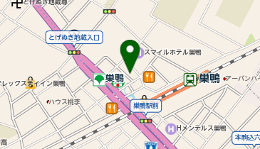 巣鴨さだまつ眼科の地図画像