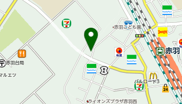 オハナこどもクリニック赤羽の地図画像