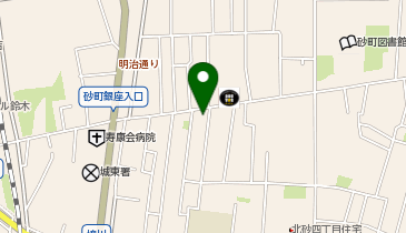 砂町あんず皮フ科の地図画像