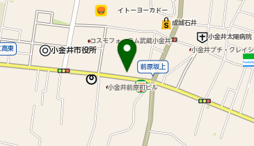 武蔵小金井南口皮膚科の地図画像