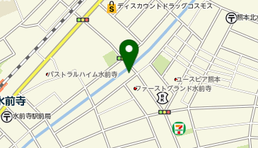 水前寺在宅クリニックの地図画像