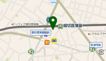 ばんどうクリニック堀切菖蒲園駅前の地図画像