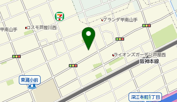 西宮渡辺心臓脳・血管センター東灘クリニックの地図画像