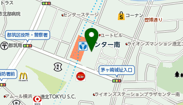 都筑皮膚科クリニックの地図画像