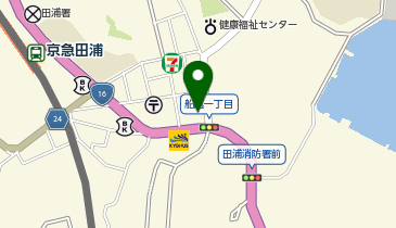 倉田耳鼻科の地図画像