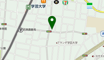 学芸大耳鼻咽喉科の地図画像