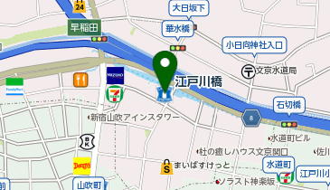 ソレイユクリニック江戸川橋の地図画像