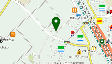 LANAレディースクリニック赤羽の地図画像