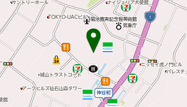 TOKYOウェルネスクリニック神谷町の地図画像