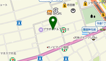 ガーデンクリニック 福岡院の地図画像