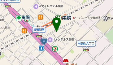 すがも駅前耳鼻咽喉科クリニックの地図画像