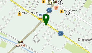 眞下草津医院の地図画像