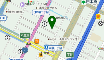 日本橋リウマチ・ペインクリニックの地図画像