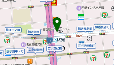 名古屋伏見こころクリニックの地図画像