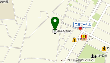 小手指医院の地図画像