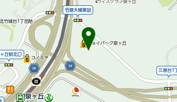 泉ヶ丘皮フ科・内視鏡クリニックの地図画像