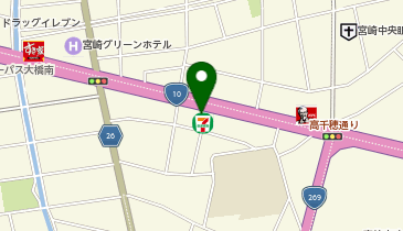 宮崎中央ふかお透析内科クリニックの地図画像