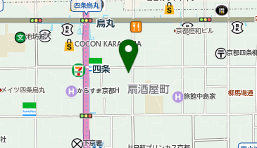 京都そけいヘルニア日帰り手術Gi外科クリニックの地図画像