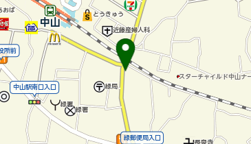 横濱おなか診療所の地図画像