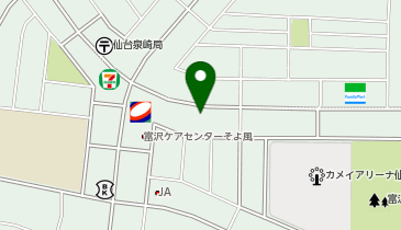 富沢あおき内科クリニックの地図画像