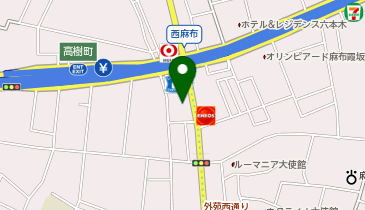 麻布ホームクリニックの地図画像
