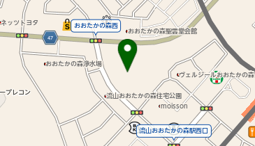 キャップスクリニック流山おおたかの森の地図画像
