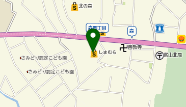 北の森そごう皮ふ科の地図画像