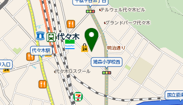 みいクリニック代々木の地図画像