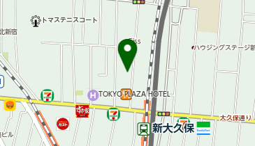 新大久保こころのクリニックの地図画像