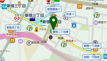 イーヘルスクリニック 新宿院の地図画像