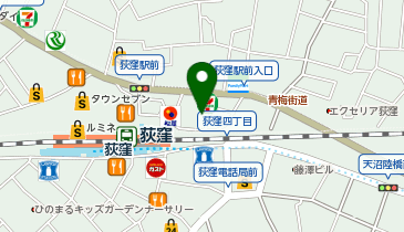 おぎくぼ脳神経とこころのクリニックの地図画像