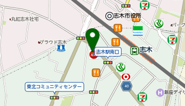 眼科スターアイクリニック志木の地図画像