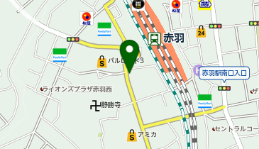 赤羽まえの内科医院の地図画像