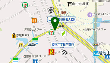 赤坂整形外科クリニックの地図画像