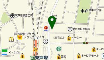 東戸塚はまゆめ内科の地図画像