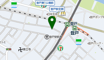 のぼりと皮膚科の地図画像